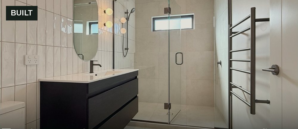 The same bathroom, built